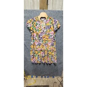 Time‎ and Tru Multi Color Mini Dress/Blouse Size 3X (24W-26W)